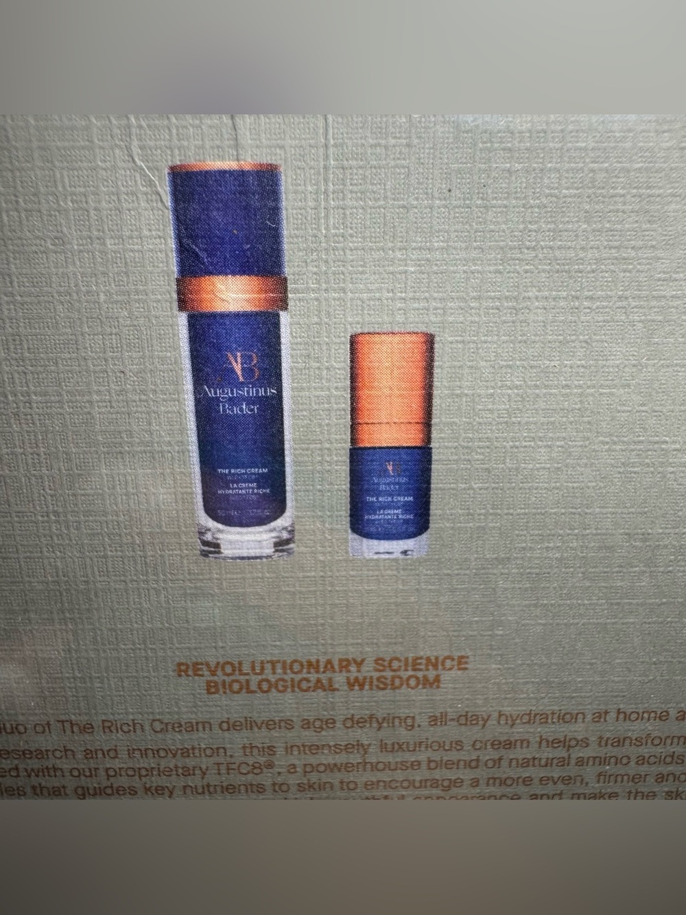 Augustinus Bader The Daily Essential Duo The Rich Cream x2 AUTHENTIC 📣 SEALED - Picture 5 of 6
